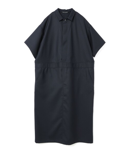 mizuiroind（ミズイロインド）の「mizuiro ind ペインターライクワンピース（ワンピース・レディース・ネイビー/ライトグレー/グレー/ブラック・FREE）」の20枚目の写真