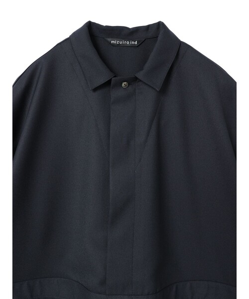 mizuiroind（ミズイロインド）の「mizuiro ind ペインターライクワンピース（ワンピース・レディース・ネイビー/ライトグレー/グレー/ブラック・FREE）」の12枚目の写真