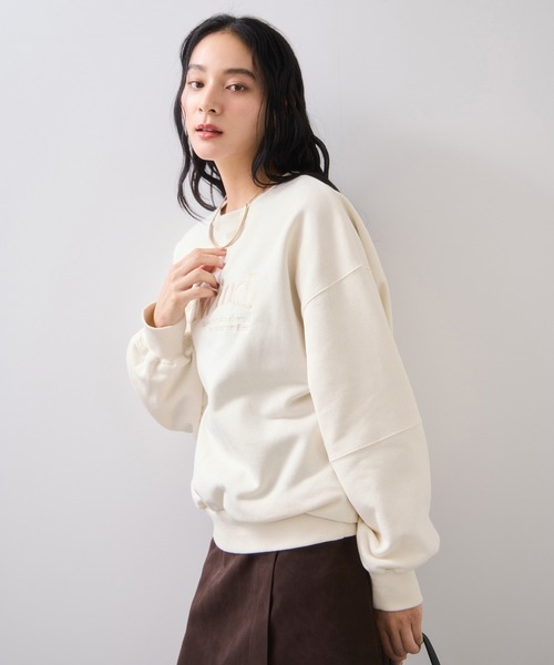 VIS（ビス）の「グラフィックアソートスウェット（スウェット・レディース・ダークブラウン/キナリ/ネイビー・FREE）」の13枚目の写真