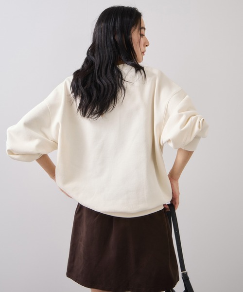 VIS（ビス）の「グラフィックアソートスウェット（スウェット・レディース・ダークブラウン/キナリ/ネイビー・FREE）」の14枚目の写真