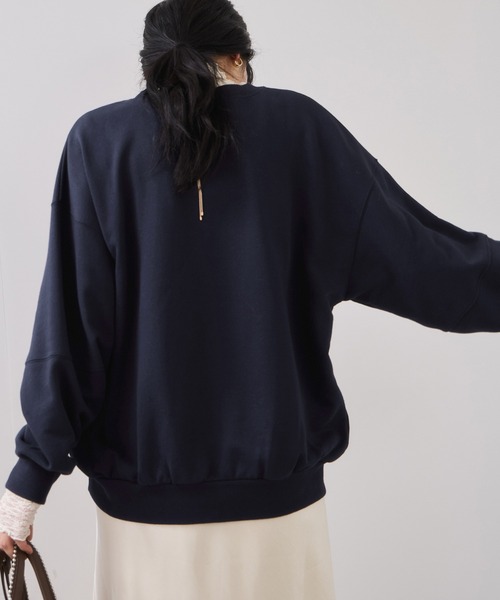 VIS（ビス）の「グラフィックアソートスウェット（スウェット・レディース・ダークブラウン/キナリ/ネイビー・FREE）」の21枚目の写真