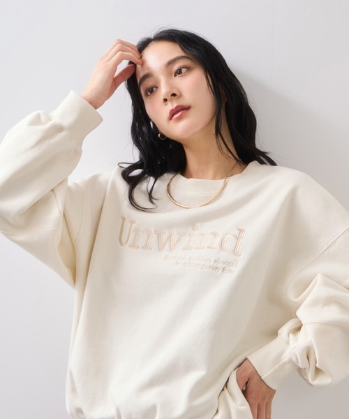 VIS（ビス）の「グラフィックアソートスウェット（スウェット・レディース・ダークブラウン/キナリ/ネイビー・FREE）」の11枚目の写真