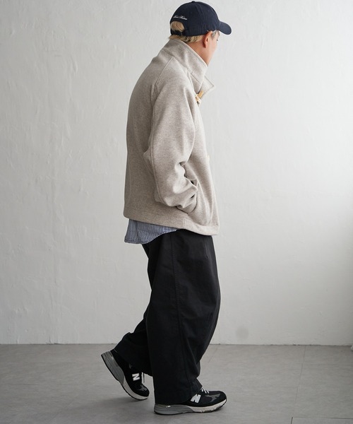 VENCEEXCHANGE（ヴァンスエクスチェンジ）の「メルトンショートダッフル（ダッフルコート・メンズ・グレー系その他/オフホワイト/ブラック・S/M）」の16枚目の写真