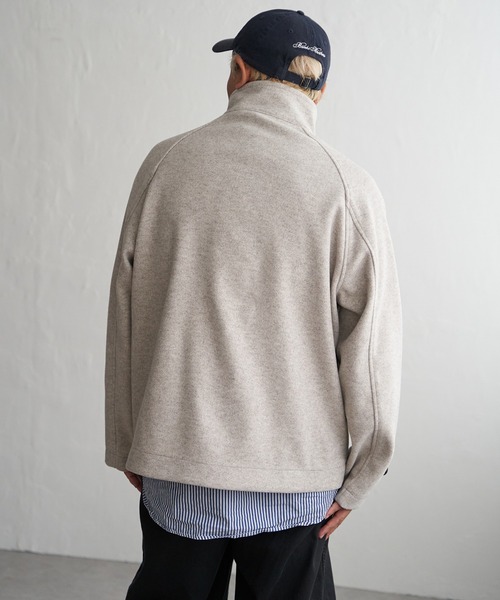 VENCEEXCHANGE（ヴァンスエクスチェンジ）の「メルトンショートダッフル（ダッフルコート・メンズ・グレー系その他/オフホワイト/ブラック・S/M）」の13枚目の写真