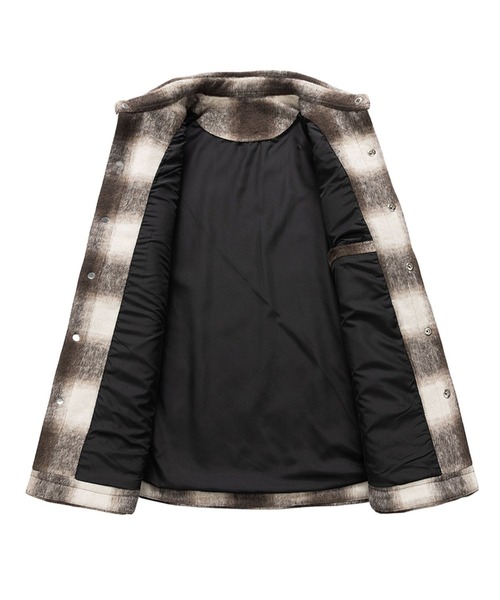 aimoha(アイモハ)の「aimoha men チェック柄CPOシャツジャケット/Checked CPO shirt jacket(その他アウター・メンズ・ブラック/チョコ/パープル・X-LARGE/LARGE/MEDIUM)」の9枚目の写真