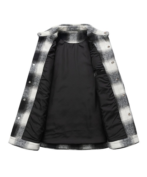aimoha(アイモハ)の「aimoha men チェック柄CPOシャツジャケット/Checked CPO shirt jacket(その他アウター・メンズ・ブラック/チョコ/パープル・X-LARGE/LARGE/MEDIUM)」の12枚目の写真