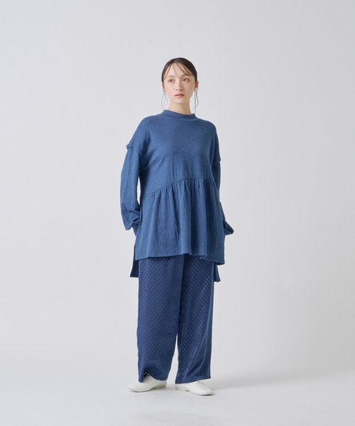 Kelen(ケレン)の「「KELEN / ケレン」エンボスドットパンツ(その他パンツ・レディース・ブラック/ベージュ/ネイビー・S/M)」の18枚目の写真