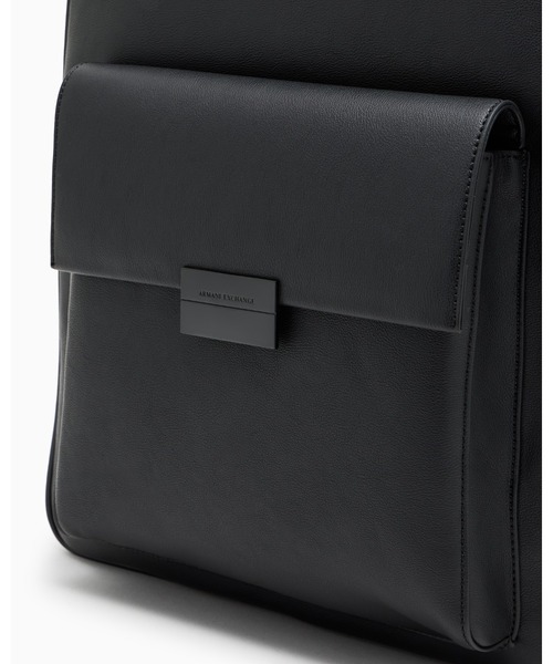 ARMANI EXCHANGE（アルマーニエクスチェンジ）の「【A|X アルマーニ エクスチェンジ】NL ロゴプレート バックパック（バックパック/リュック・メンズ・ブラック・FREE）」の5枚目の写真