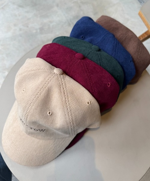 CIAOPANIC TYPY(チャオパニックティピー)の「コーデュロイ刺繍キャップ(キャップ・レディース・ブルー/ブラウン/グリーン/バーガンディー/ベージュ・ONE SIZE)」の11枚目の写真