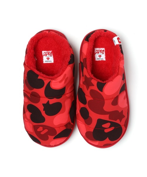 CAMO SHERPA SLIPPER（ルームシューズ/スリッパ）｜A BATHING APE（ア