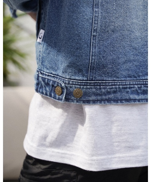 #Re:room(リルーム)の「ヴィンテージダメージデニムジャケット(デニムジャケット・メンズ・ブルー・S-M)」の21枚目の写真