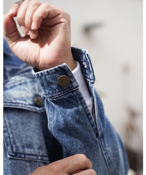 #Re:room(リルーム)の「ヴィンテージダメージデニムジャケット(デニムジャケット・メンズ・ブルー・S-M)」の22枚目の写真