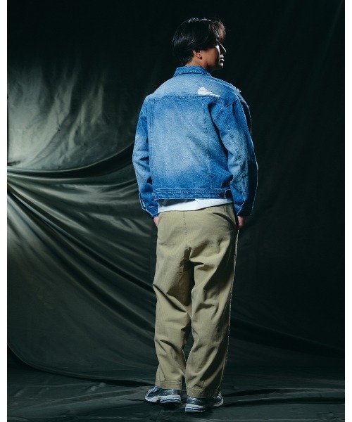 #Re:room(リルーム)の「ヴィンテージダメージデニムジャケット(デニムジャケット・メンズ・ブルー・S-M)」の10枚目の写真