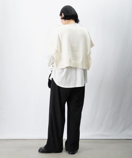 LUCA/LADY LUCK LUCA（ルカ/レディラックルカ）の「LC/LLL 細コールイージーパンツ/コーデュロイイージーパンツ（その他パンツ・レディース・ブラック/グレー/ブラウン・FREE）」の7枚目の写真