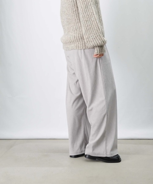 LUCA/LADY LUCK LUCA（ルカ/レディラックルカ）の「LC/LLL 細コールイージーパンツ/コーデュロイイージーパンツ（その他パンツ・レディース・ブラック/グレー/ブラウン・FREE）」の15枚目の写真