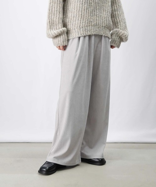 LUCA/LADY LUCK LUCA（ルカ/レディラックルカ）の「LC/LLL 細コールイージーパンツ/コーデュロイイージーパンツ（その他パンツ・レディース・ブラック/グレー/ブラウン・FREE）」の10枚目の写真