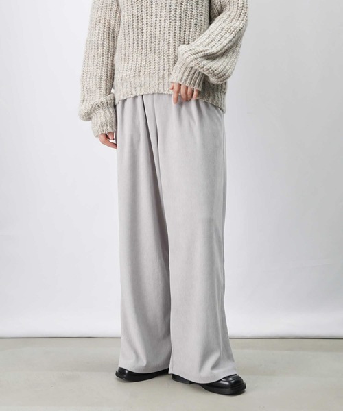 LUCA/LADY LUCK LUCA（ルカ/レディラックルカ）の「LC/LLL 細コールイージーパンツ/コーデュロイイージーパンツ（その他パンツ・レディース・ブラック/グレー/ブラウン・FREE）」の16枚目の写真