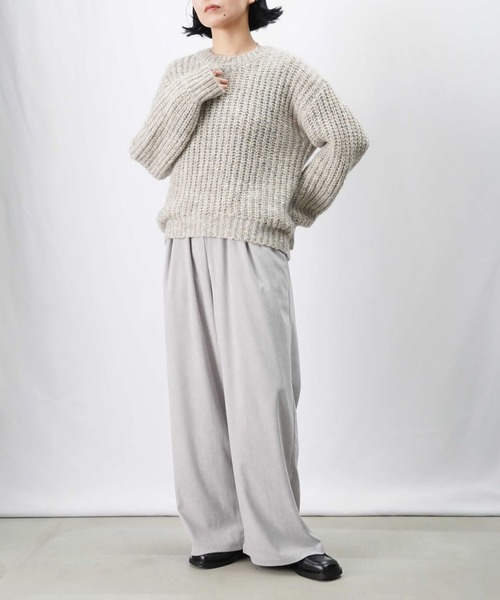 LUCA/LADY LUCK LUCA（ルカ/レディラックルカ）の「LC/LLL 細コールイージーパンツ/コーデュロイイージーパンツ（その他パンツ・レディース・ブラック/グレー/ブラウン・FREE）」の11枚目の写真