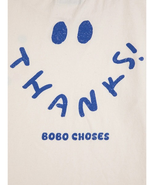 BOBO CHOSES(ボボショーズ)の「Thanks T-shirt(Tシャツ/カットソー・キッズ・オフホワイト・12-13y/10-11y/8-9y/6-7YEAR/2-3YEAR/4-5YEAR)」の6枚目の写真