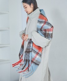 LAKOLE | ブークレーチェックマフラー / 577540(マフラー)