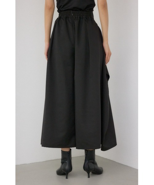 AZUL by moussy(アズールバイマウジー)の「【PLUS】ドレープワイドパンツ(スラックス・レディース・ブラック/カーキ・SMALL/MEDIUM)」の8枚目の写真