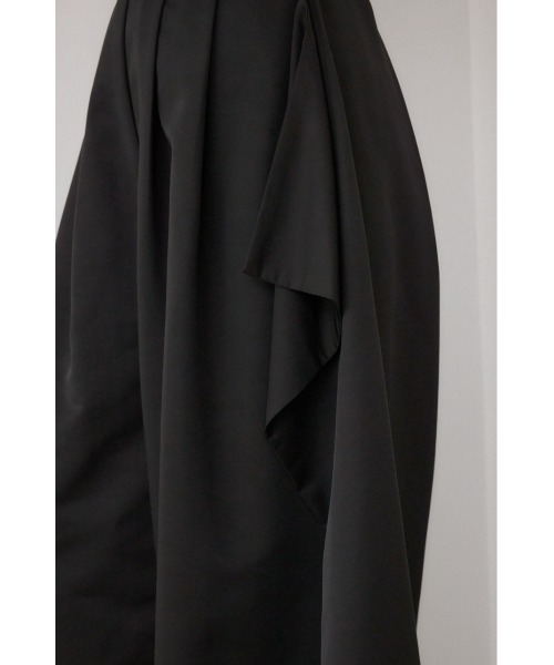 AZUL by moussy(アズールバイマウジー)の「【PLUS】ドレープワイドパンツ(スラックス・レディース・ブラック/カーキ・SMALL/MEDIUM)」の11枚目の写真