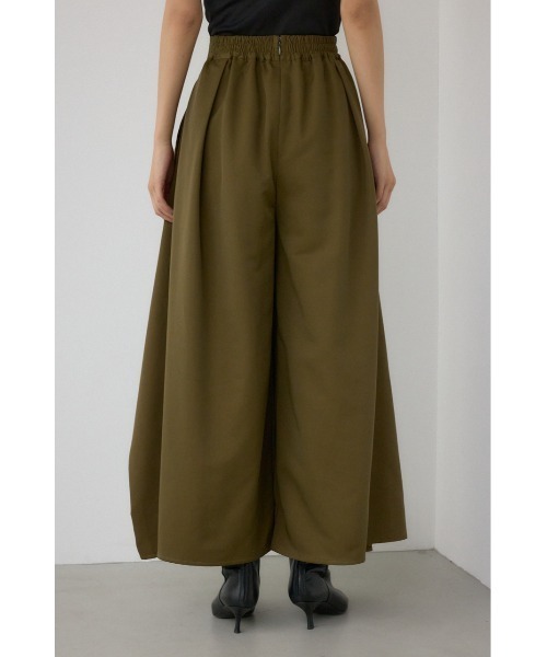 AZUL by moussy(アズールバイマウジー)の「【PLUS】ドレープワイドパンツ(スラックス・レディース・ブラック/カーキ・SMALL/MEDIUM)」の20枚目の写真