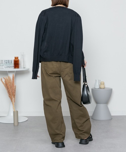RCD（アールシーディー）の「ストレッチツイルカーブパンツ（その他パンツ・レディース・カーキ/ブラック/ベージュ・LL/M/L/3L/4L）」の21枚目の写真