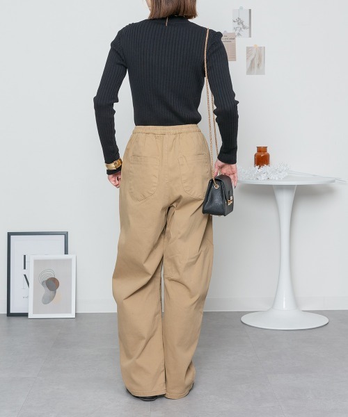 RCD（アールシーディー）の「ストレッチツイルカーブパンツ（その他パンツ・レディース・カーキ/ブラック/ベージュ・LL/M/L/3L/4L）」の15枚目の写真