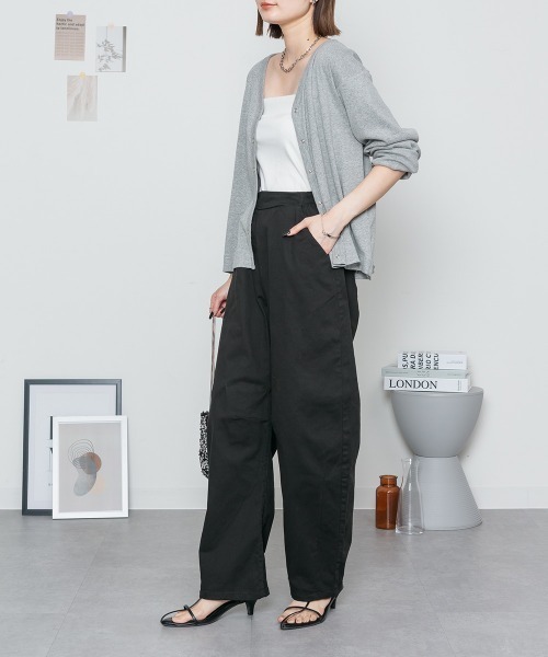 RCD（アールシーディー）の「ストレッチツイルカーブパンツ（その他パンツ・レディース・カーキ/ブラック/ベージュ・LL/M/L/3L/4L）」の17枚目の写真