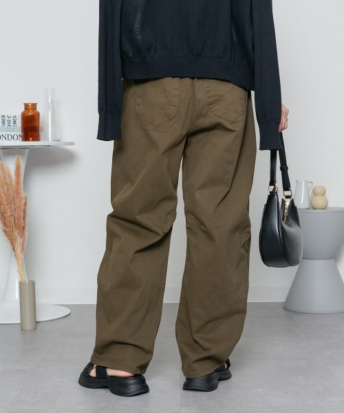 RCD（アールシーディー）の「ストレッチツイルカーブパンツ（その他パンツ・レディース・カーキ/ブラック/ベージュ・LL/M/L/3L/4L）」の12枚目の写真
