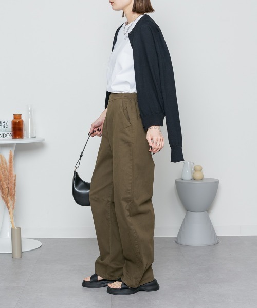 RCD（アールシーディー）の「ストレッチツイルカーブパンツ（その他パンツ・レディース・カーキ/ブラック/ベージュ・LL/M/L/3L/4L）」の20枚目の写真