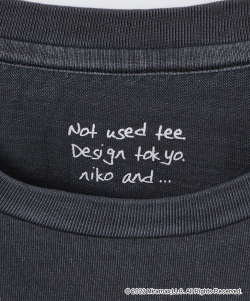 niko and...(ニコアンド)の「半袖Tシャツ(Tシャツ/カットソー・レディース・ブルー・FREE)」の2枚目の写真