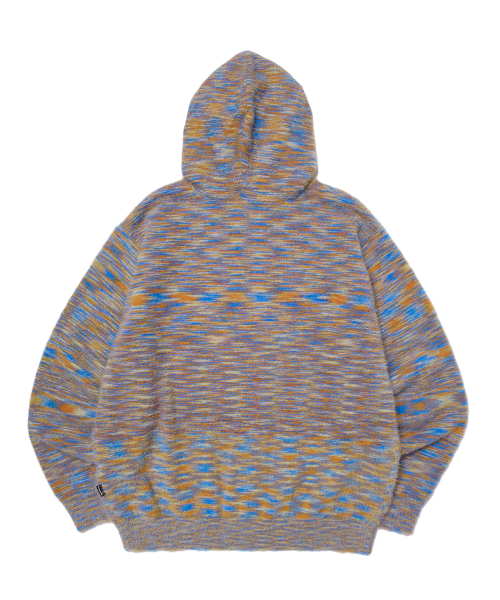 WKNDRS(ウィーキャンドース)の「MULTI STRIPED HAIRY ZIPUP (ORANGE)(パーカー・レディース・その他・MEDIUM/LARGE/X-LARGE)」の2枚目の写真