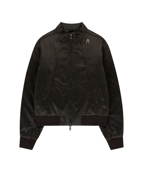AAKAM(アーカム)の「Piping Leather Blouson (Brown)(ライダースジャケット・レディース・その他・1/2)」の1枚目の写真