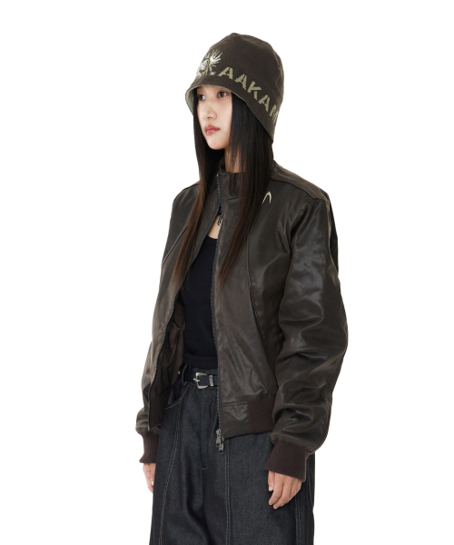 AAKAM(アーカム)の「Piping Leather Blouson (Brown)(ライダースジャケット・レディース・その他・1/2)」の22枚目の写真