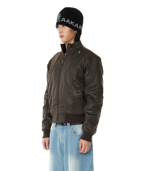 AAKAM(アーカム)の「Piping Leather Blouson (Brown)(ライダースジャケット・レディース・その他・1/2)」の16枚目の写真