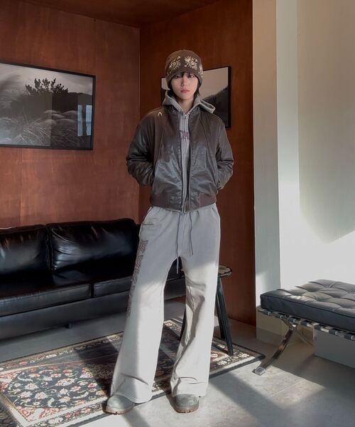 AAKAM(アーカム)の「Piping Leather Blouson (Brown)(ライダースジャケット・レディース・その他・1/2)」の14枚目の写真