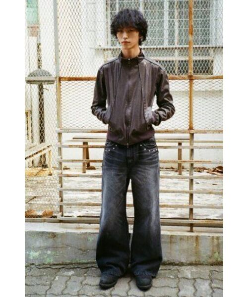 AAKAM(アーカム)の「Piping Leather Blouson (Brown)(ライダースジャケット・レディース・その他・1/2)」の2枚目の写真
