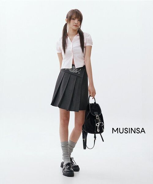 Midnight Move（ミッドナイトムーブ）の「pearl skirt (grey)（スカート・レディース・その他・MEDIUM/SMALL）」の7枚目の写真