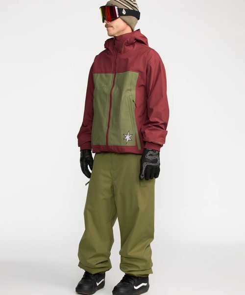 VOLCOM(ボルコム)の「VOLCOM ARTHUR 3L JACKET/ボルコムスキースノーボードウェア(ジャケット)(その他アウター・メンズ・エンジ/オリーブ/イエロー系その他・SMALL/MEDIUM/LARGE/X-LARGE)」の10枚目の写真