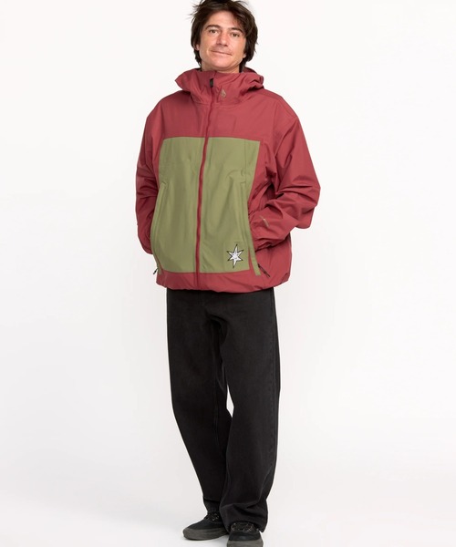 VOLCOM(ボルコム)の「VOLCOM ARTHUR 3L JACKET/ボルコムスキースノーボードウェア(ジャケット)(その他アウター・メンズ・エンジ/オリーブ/イエロー系その他・SMALL/MEDIUM/LARGE/X-LARGE)」の9枚目の写真