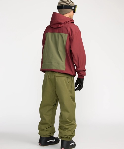 VOLCOM(ボルコム)の「VOLCOM ARTHUR 3L JACKET/ボルコムスキースノーボードウェア(ジャケット)(その他アウター・メンズ・エンジ/オリーブ/イエロー系その他・SMALL/MEDIUM/LARGE/X-LARGE)」の8枚目の写真
