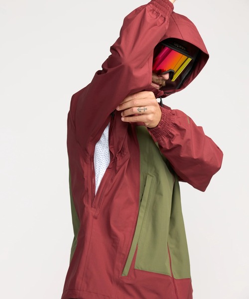 VOLCOM(ボルコム)の「VOLCOM ARTHUR 3L JACKET/ボルコムスキースノーボードウェア(ジャケット)(その他アウター・メンズ・エンジ/オリーブ/イエロー系その他・SMALL/MEDIUM/LARGE/X-LARGE)」の6枚目の写真