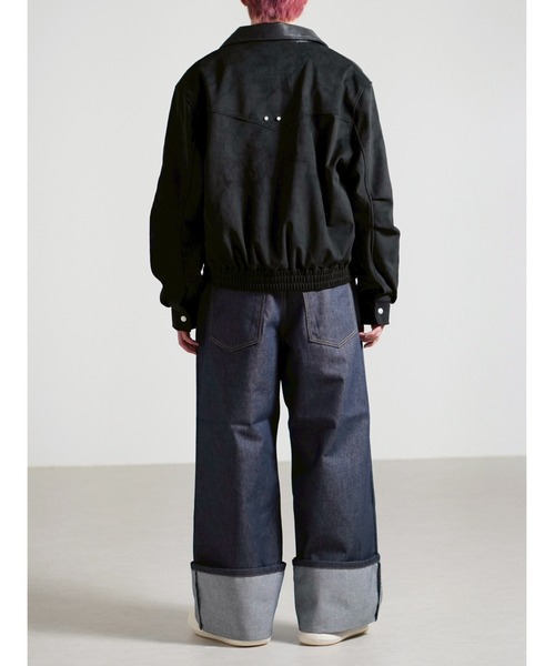 Chikashitsu +(チカシツプラス)の「【Chikashitsu +】roll-up balloon denim pants / 【チカシツプラス】ロールアップバルーンデニムパンツ(デニムパンツ・メンズ・ブルー/ブラック・M/L)」の19枚目の写真