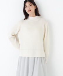 human woman | ◆【ウォッシャブル】ウールハイネック片畦プルオーバー(ニット/セーター)