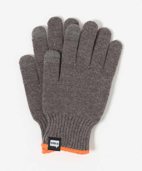 EVOLG(エヴォログ)の「<EVOLG>SILENCER グローブ -タッチスクリーン対応-(手袋・メンズ・ライトグレー/ダークグレー/モカ・FREE)」の6枚目の写真