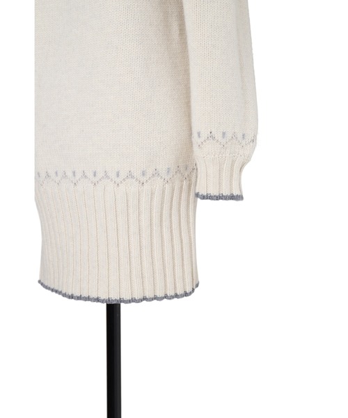 Heart Fair Isle Knit Mini Dress（ワンピース）｜Her lip to（ハー