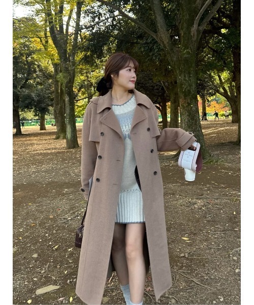 Heart Fair Isle Knit Mini Dress（ワンピース）｜Her lip to（ハー