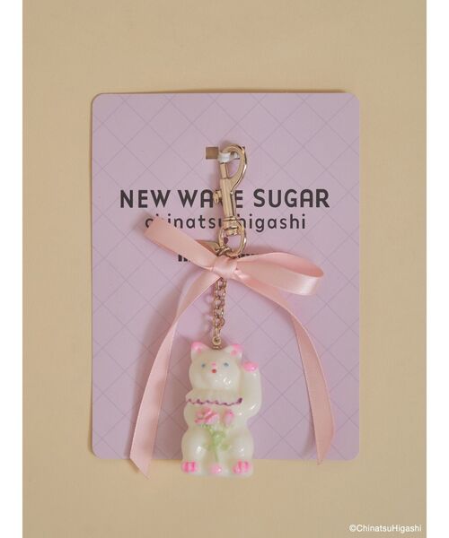 セール】New Wave Sugar cat ribbon charm（キーホルダー）｜merry